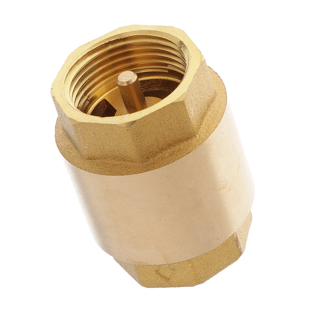 3/4'' Solid Brass One Way In-line Check Valve Water Gas Non-return Check Valve