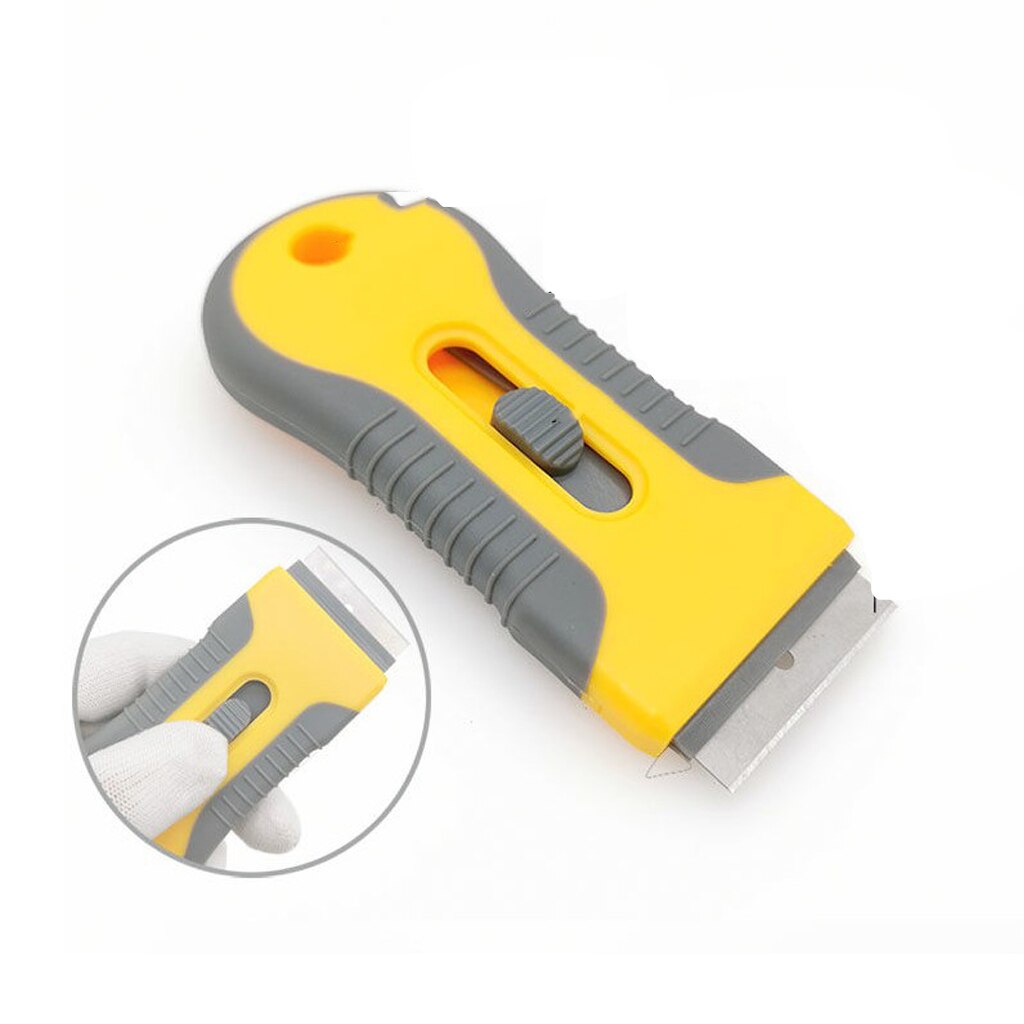 Razor Scraper w/ 10pcs Paint Oven Remover Clean Safety Blade Tools Car