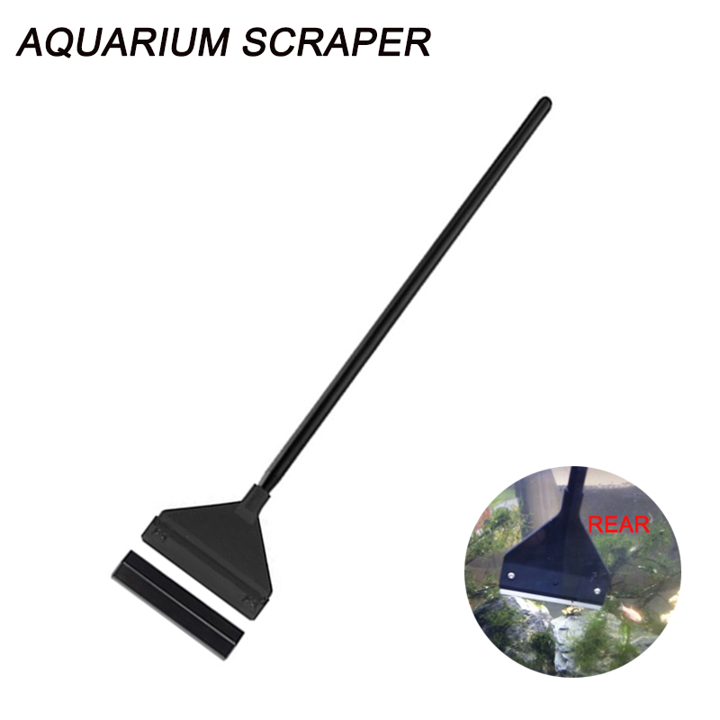 Aquarium Aluminium Aquarium Algen Removal Schraper Blade Waterpest Waterpest Schoonmaken Multifunctionele Schoonmaken Tool Set