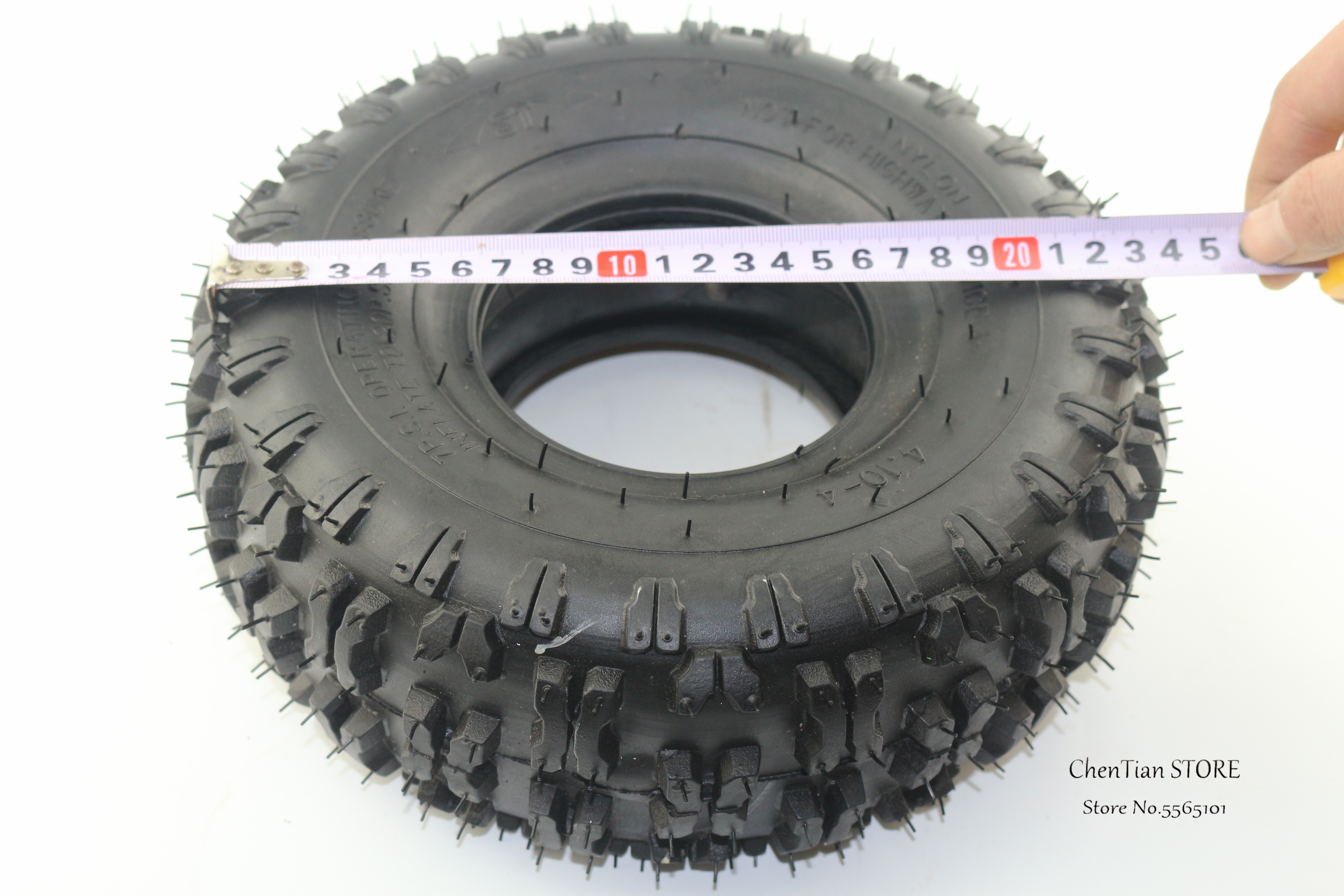 4,10/3,50-4 410/350-4 ATV Quad Go Kart 47cc 49cc Chunky 4,10-4 tubo interno del neumático se ajusta a todos los modelos 3,50-4 4"