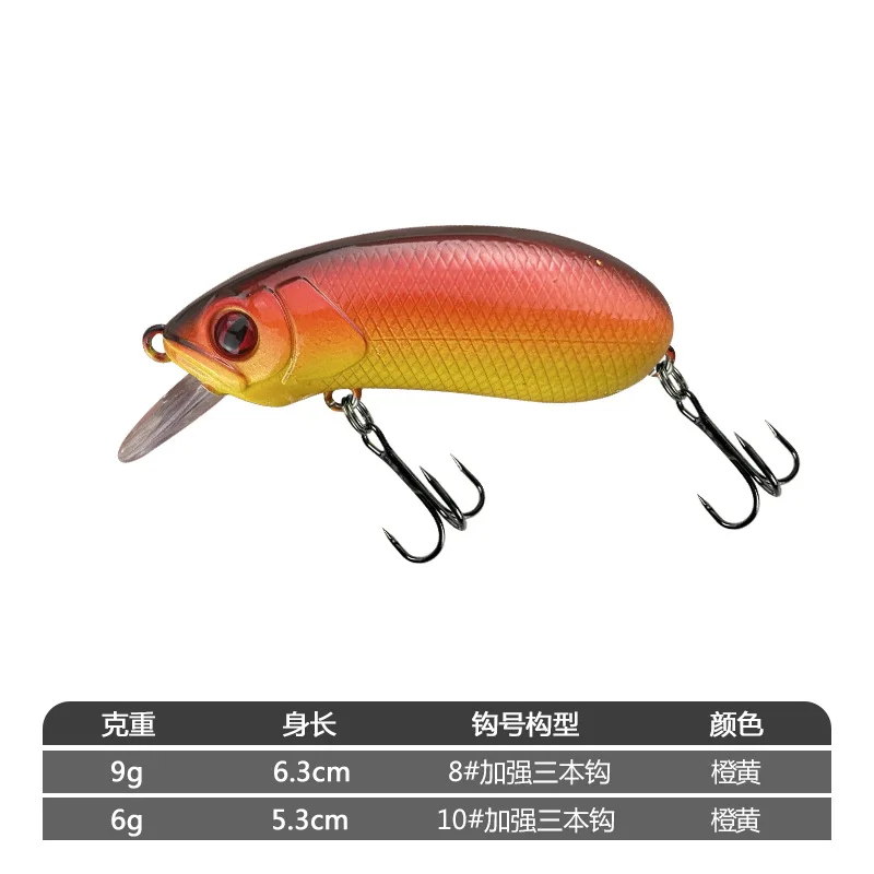 1 Uds Crankbait 60mm 9g Señuelos de pesca de hundimiento lento cebo de manivela pequeña Mini fregadero Minnow duro Artificial lubina trucha perca Lucio pescado: 120 mm / Borgoña