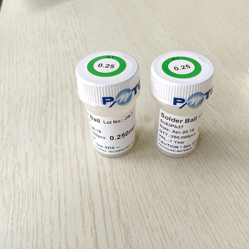 250K PMTC Leaded Solder Ball 0.2/0.25/0.3 /0.35/0.4/0.45/0.5/0.55/0.6/0.65/0.7mm BGA Realling Motherboard Soldering Tools