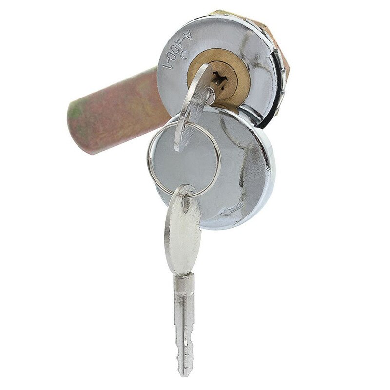 Cerradura de puerta de , útil cerradura de leva estable, candado para puerta de seguridad, gabinete, buzón, cajón, armario, camlock, 16mm + 2 llaves