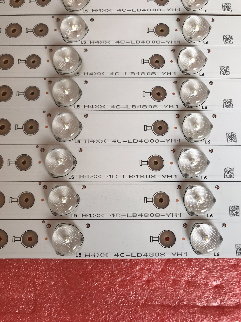 original for 48inch TCL L48F3320-3D 006-P2K1708B 4C-LB4808-YH1 1set =9pcs