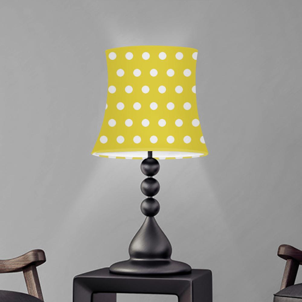 Polka Dot Lampshade for Table Lamp Textile Fabrics Modern Wall Lamp Shade Pendant Lamp Cover Home Bedroom Decoration: YY2221HSL