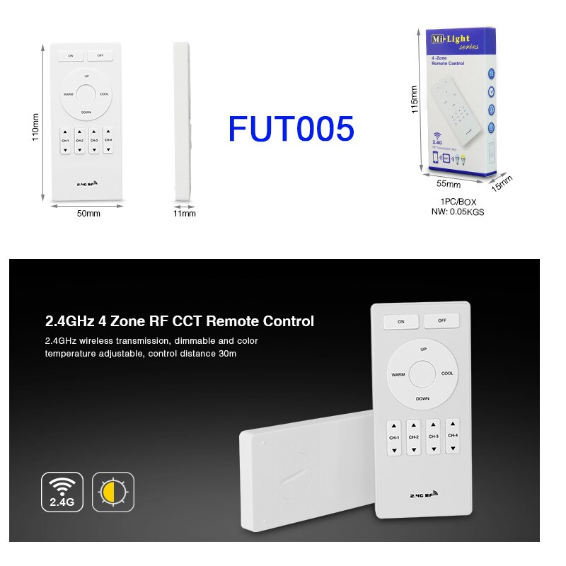 Fut 091/ fut 092/ fut 095/ fut 096/ fut 098/ fut 005/ fut 006/ fut 007/ fut 089 2.4g langaton rf rgb cct rgbww kaukosäädin