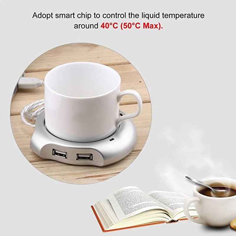 Draagbare Desktop Usb Thee Melk Koffie Kop Mok Warmer Heater Pad Elektrische Drinken Usb Isolatie Heater Coaster Home Office Accessor