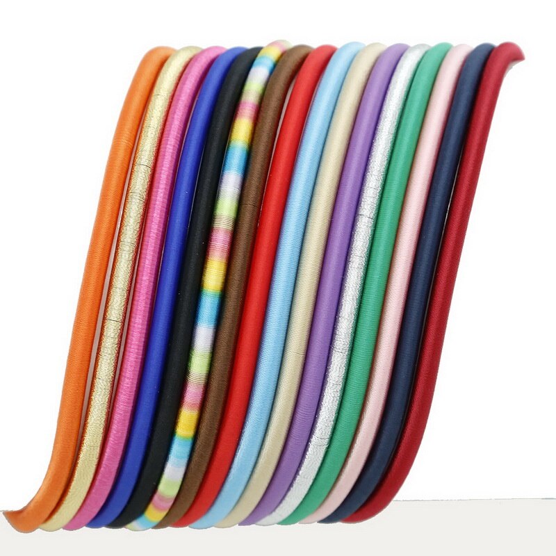 Product Zijde Sieraden Koord met Holle Rubber voor Sieraden Maken DIY Craft Accessoires Nceklace Armband Bevindingen 45 cm/lot