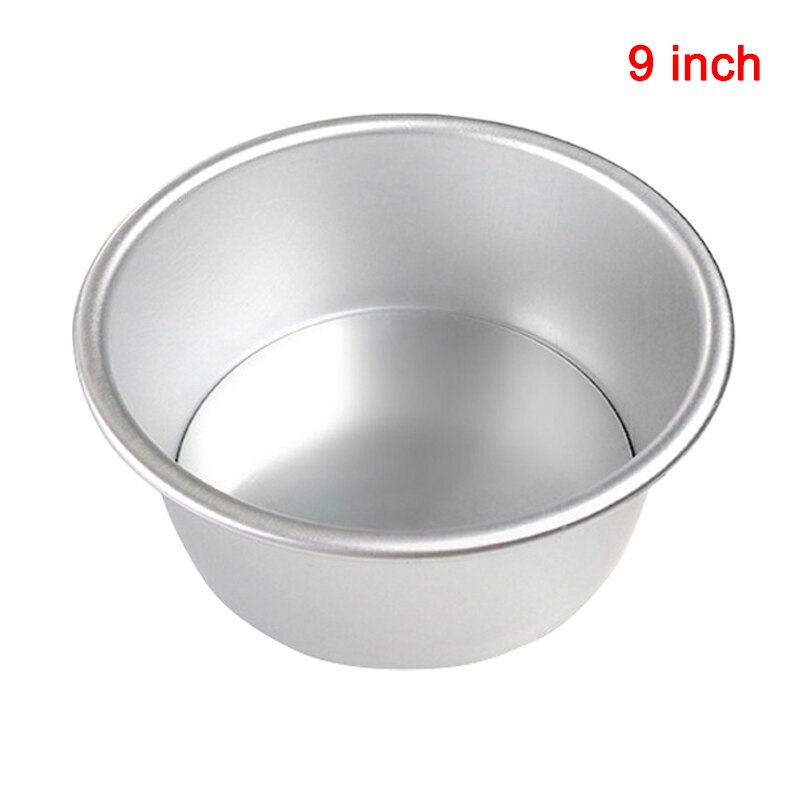 5/7/9/11/12 Inch Cake Mold Aluminium Alloy Round DIY Cakes Pastries Mould Baking Tin Pan Kitchen Tool JS22: 9 inch