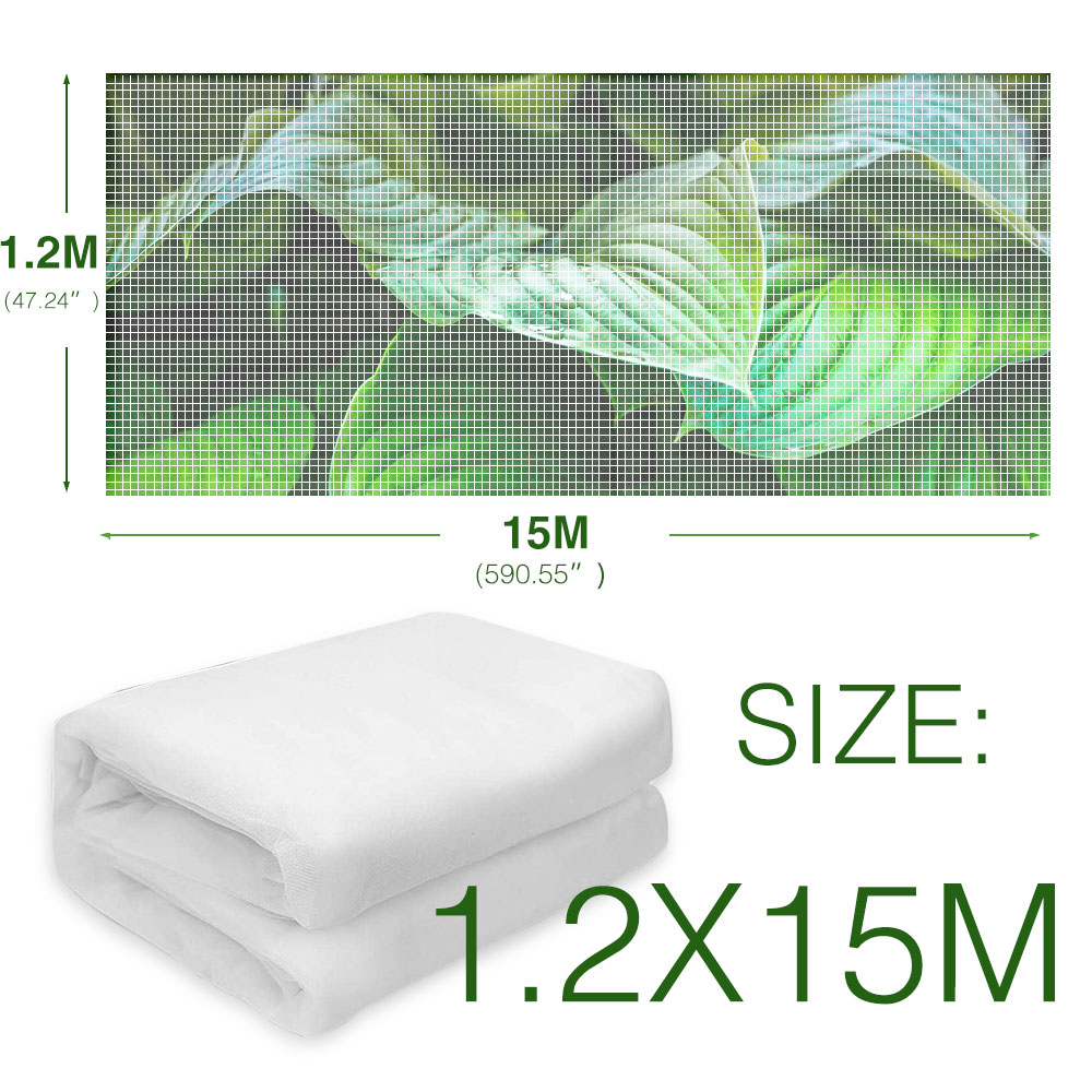 Garten Nylon Netze für Gewächshaus Obstgarten Gemüse Insekten Schutz Pflege Abdeckung Blume Schutzhülle Schädlingsbekämpfung Anti-vogel Mesh: S / Rot