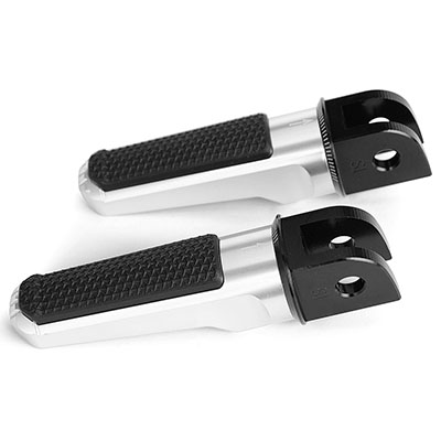 Piede Del motociclo di trasporto Pioli Anteriore Cavaliere Pedale per SUZUKI B-re DL250 V-STROM GSR 600 750 GSXR GSX-S 600 750 1000 SV650 SV650X: Argento