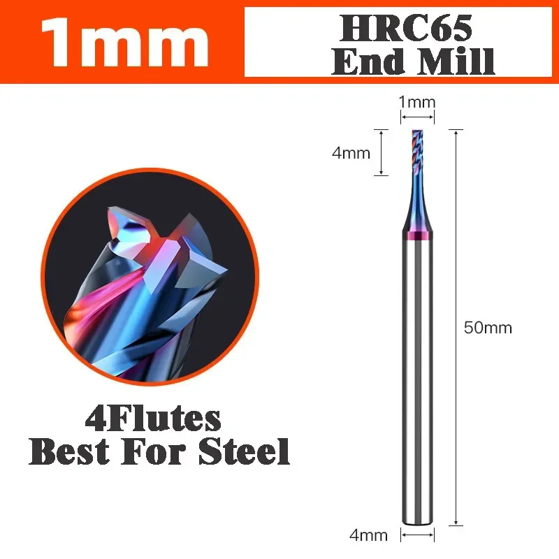 Fräser Legierung Beschichtung Wolfram Stahl Werkzeug Cnc Bearbeitung Hrc65 Schaftfräser Fräser Kit Fräsen Maschine Werkzeuge: 35mm