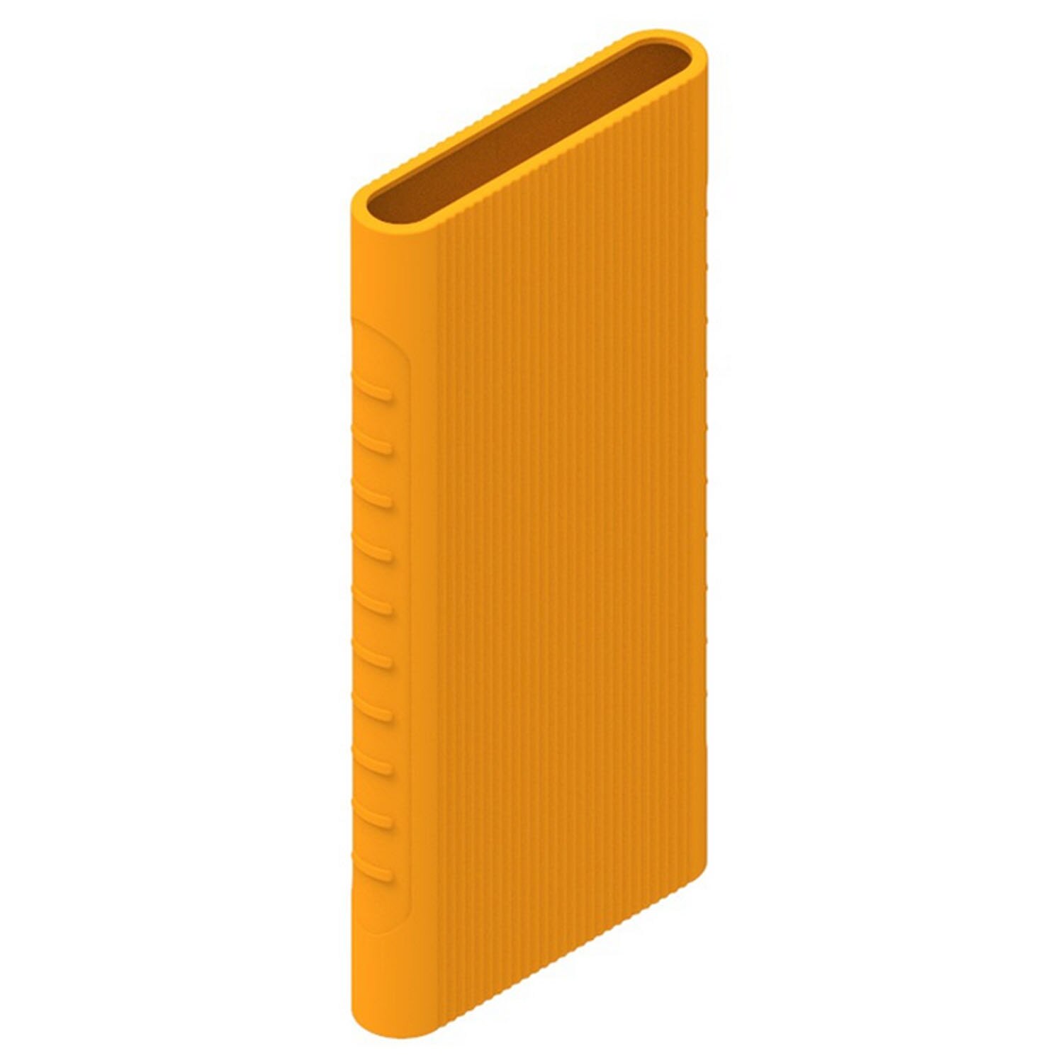 Coque de protection en Silicone souple et antidérapante pour Xiaomi Mi Power Bank 3, pour batterie mAh, nouveauté 10000: YELLOW