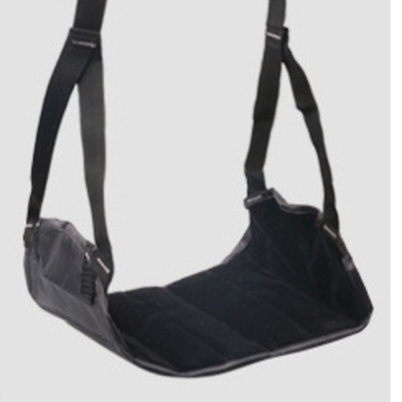 Comfortabele Voet Hangmat Reizen Vliegtuig Voetsteun Hangmat Been Hangmat Voet Rusten Hangmat Voor Travel Office: Double Mesh