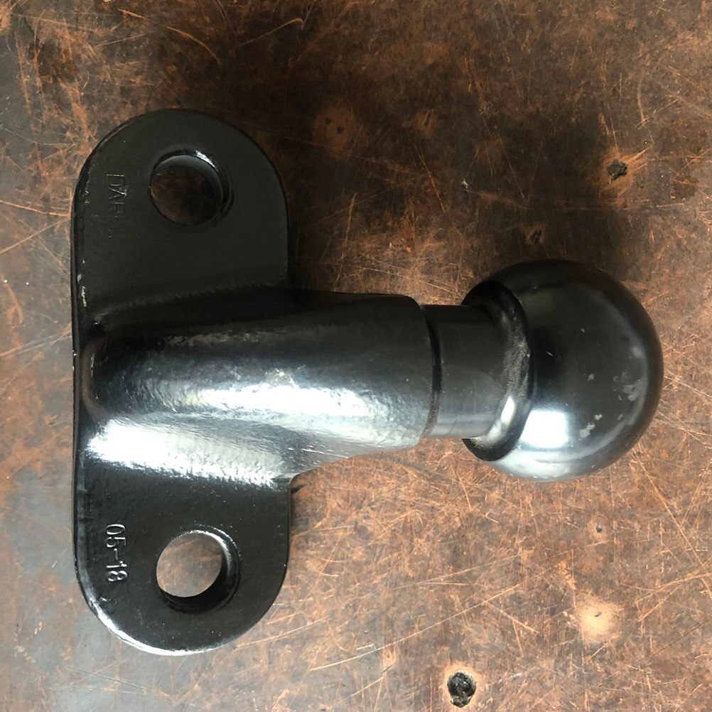 1 pièces remorque accouplement rotule 50mm coudé zingué pratique Durable en acier au carbone boule d'accouplement pour voiture remorque utilisation A30