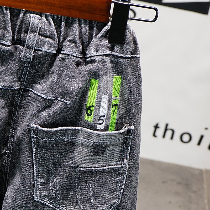 Jongen Jeans Herfst Kinderen Denim Broek Koreaanse Stijl Kids Jongens Cowboy Broek Baby Kids Jeans Baby jongens Kleding