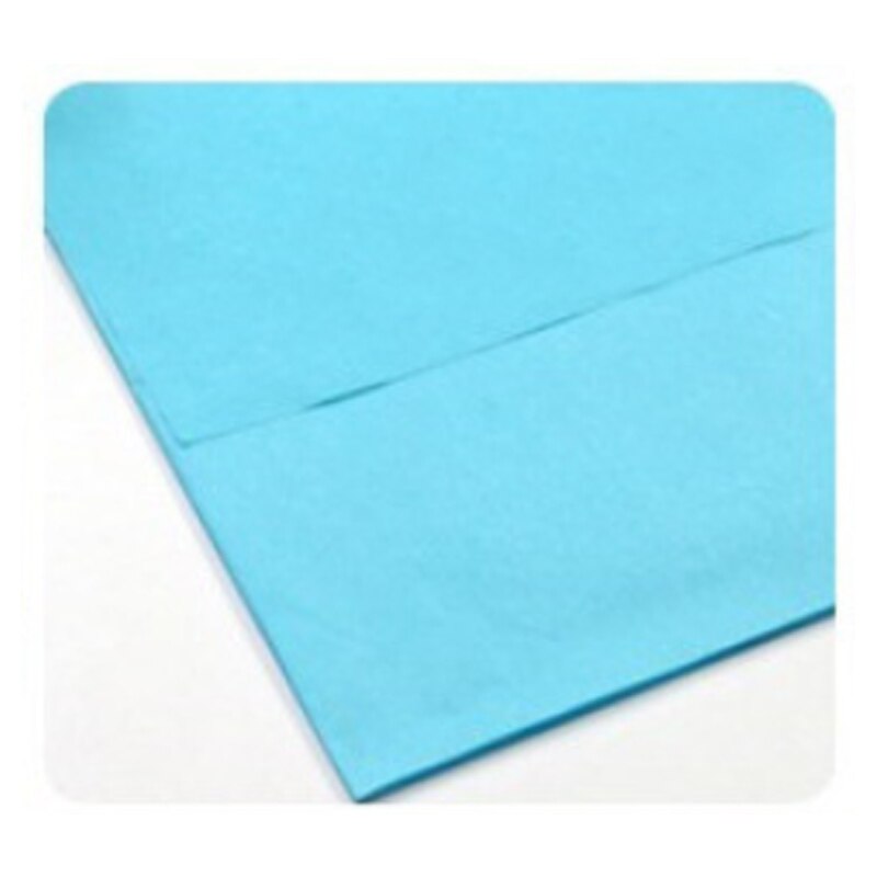 10 pièces papier de soie 50*66 Cm fait à la main artisanat papier fleurs emballage bricolage mariage fête de fête décoration de maison fournitures: sky blue
