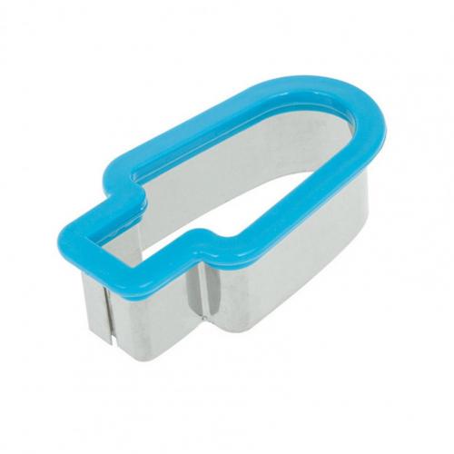 Sandía cortadora fácil de usar hielo crema forma de acero inoxidable ABS melón cortador de fruta con moldes para casa fruta original de herramienta de corte: Azul