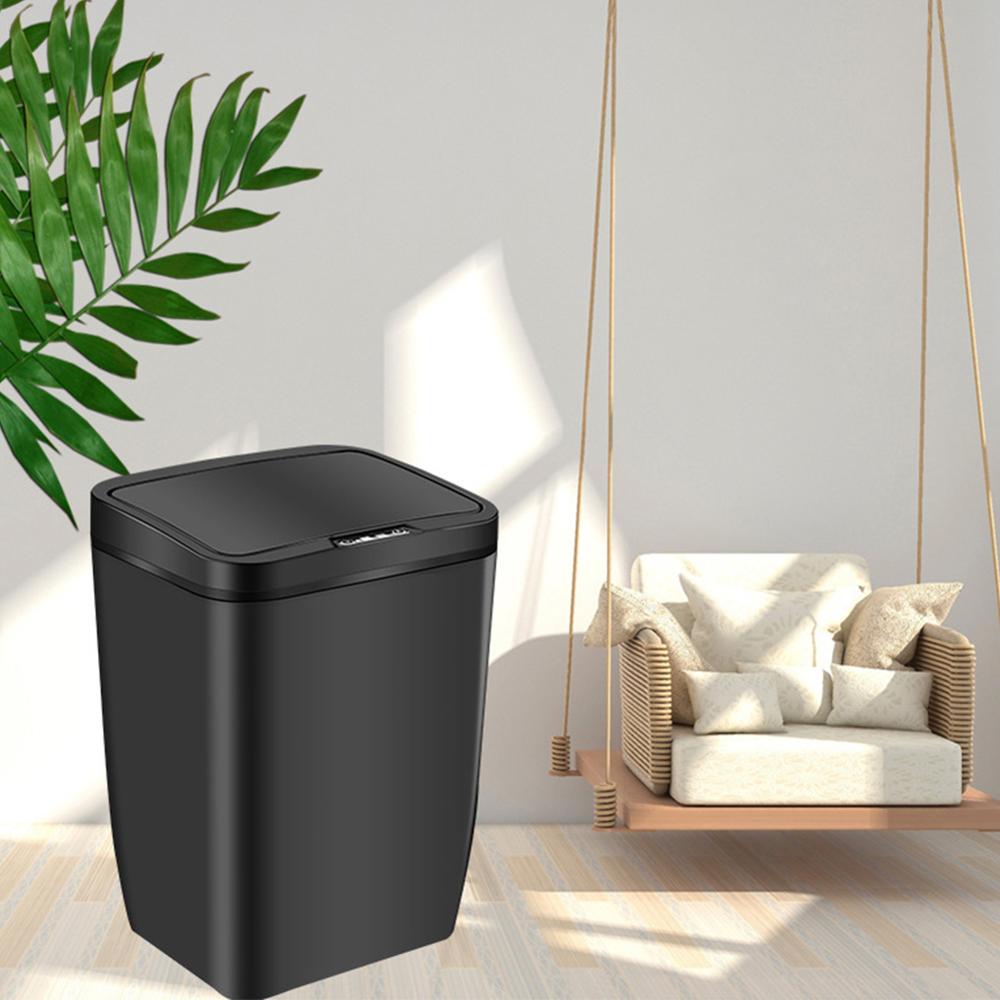 Automatic Touchless Trash Can Intelligent Induction Motion Sensor Trash Can Eco-friendly Recycle Bin Kitchen Garbage Car Trash
