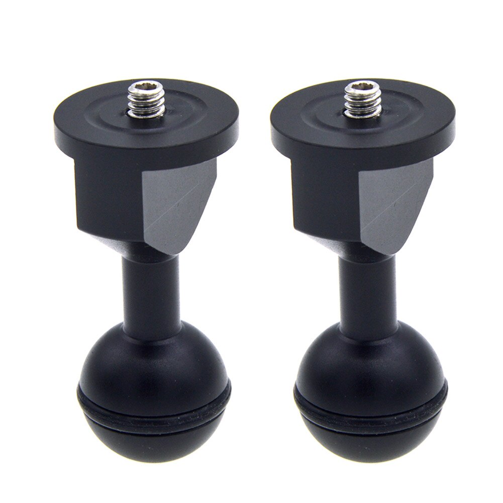 2Pcs Ball Adapter with 1/4Inch Screw for Underwater Camera Diving Photography System AS99