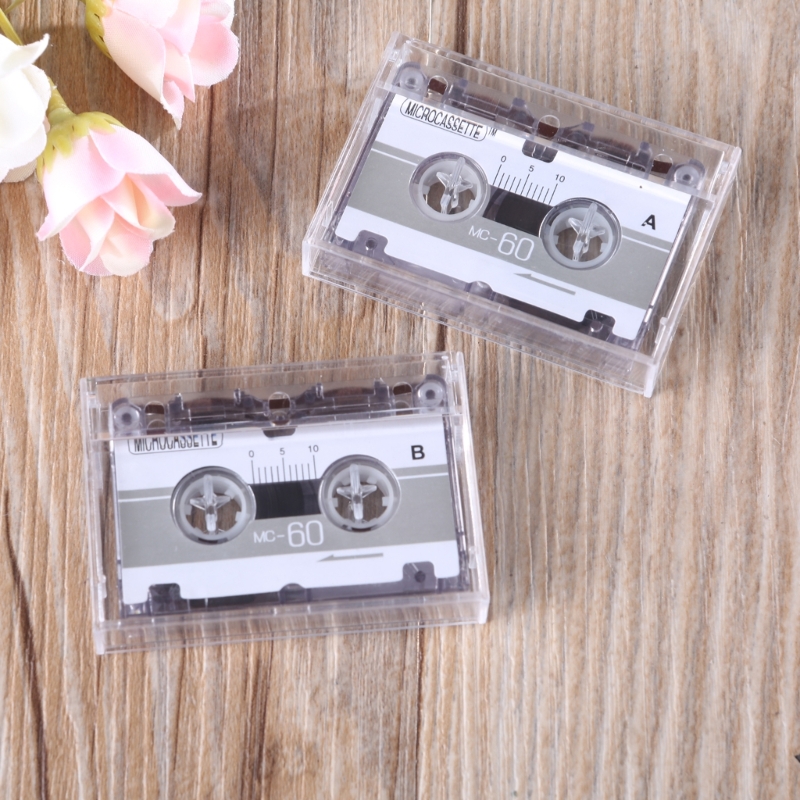 Blank Tape 60 Minutes Auditory Cassette Recorder Tape for Studio Recording Single Pack Empty Tape