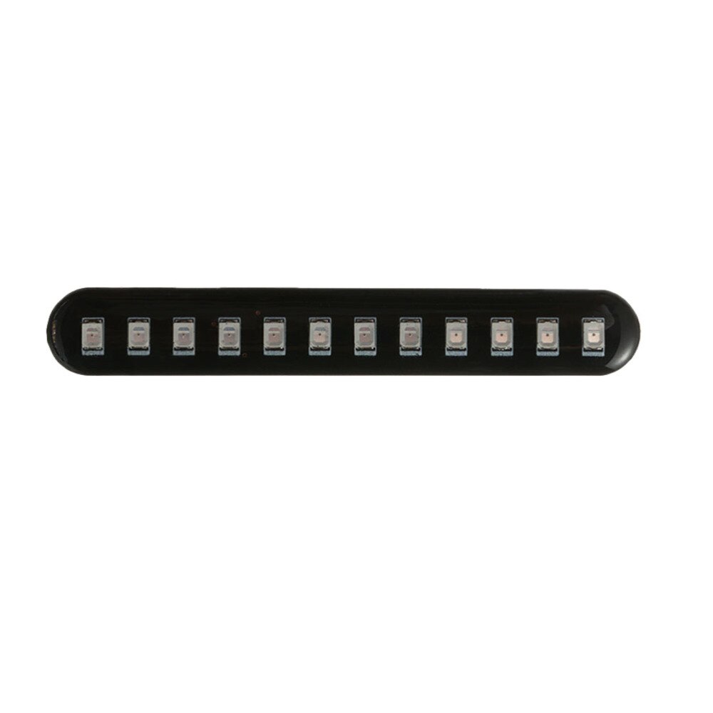1PC 12 LED moto barre lumineuse bande frein arrêt clignotant plaque d'immatriculation lumière