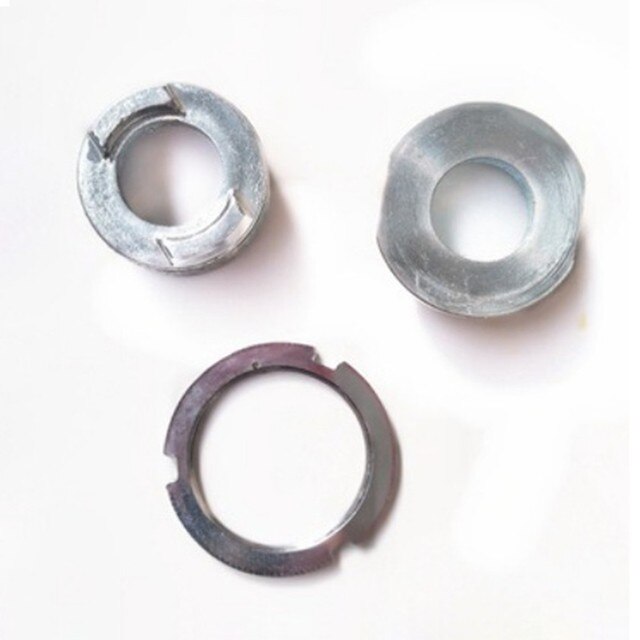 Bicycle Parts Bottom Bracket Full Set Of Steel Headset Crankset Bottom Bracket Set For MTB Bike 3S/5S/3T Cycling Accessories: Silver