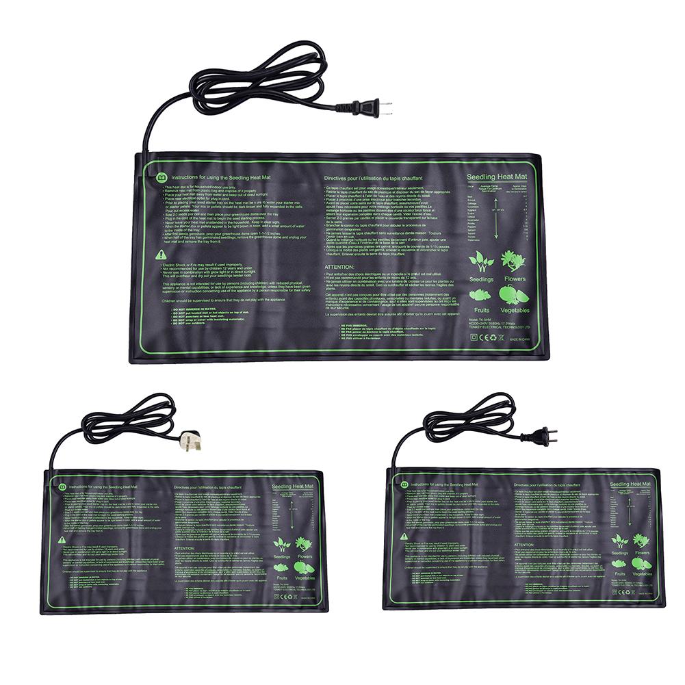 semillero para vivero alfombrilla de calor semillas de germinación de plantas almohadilla de inicio clon impermeable suministros de jardín EE. UU. Reino Unido UE Plug 30E