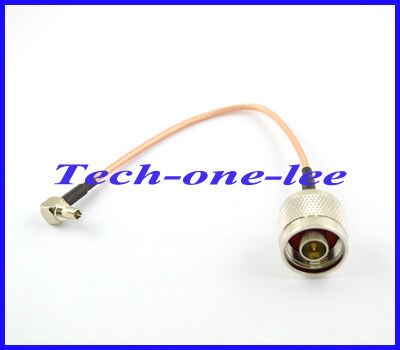 1 stuk N Plug Mannelijk naar TS9 Haakse Connector Pigtail RG316 Kabel Verlengsnoer 15 cm