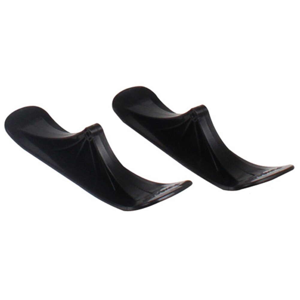 2 pçs inverno trenó ajuste direto 2 em 1 placa de esqui prático scooter peças durável universal preto substituição esportes ao ar livre