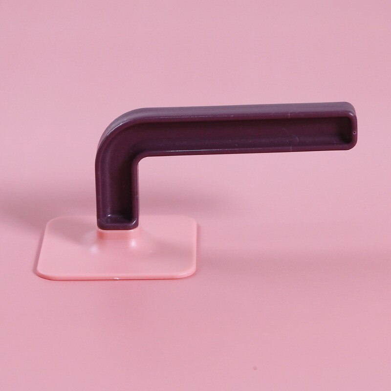 2PC Toilet Paper Holder Kitchen Roll Paper Self Adhesive Wall Wc Accessories Bathroom Tissue Towel Accessories Rack Holders: Purple