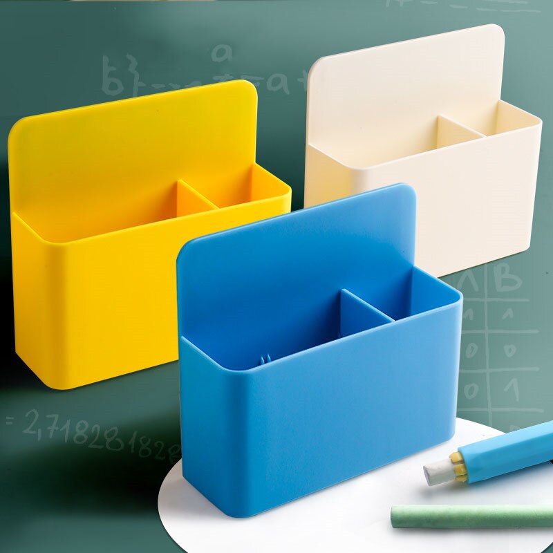 Magnetic Storage Box Whiteboard Marker Pen Holder Storage Box Refrigerator Container Magnet Plastic Office School Supplies