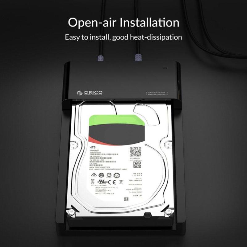 Orico 6518 c 3-g2 2.5/3.5 tuuman kiintolevytelakka 10 gbps sata usb 3.1 gen 2 type-c hdd ssd kotelo asema kovalevy telakointiasema uutiset