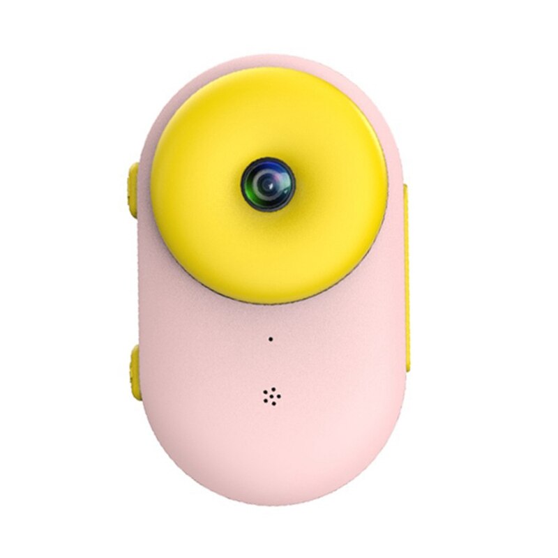 2.0 Inch Mini 8.0Mp Children Hd Wifi Digital Camera Lcd Dual Lens Donut Camera Waterproof Cute: Pink