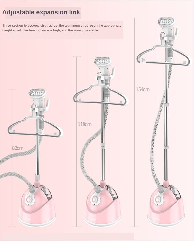 Chigo Household electric ironing machine single pole clothes steamer portable handheld hanging ironing tool with steam brush