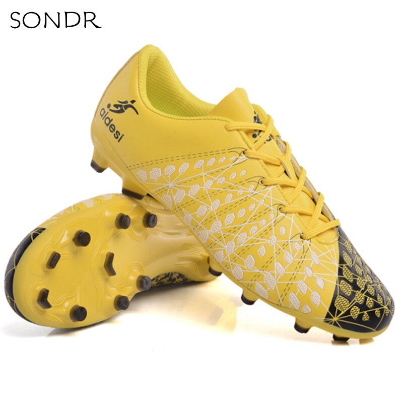 Men's High Top Training Ankle AG Sole Outdoor Cleats Football Shoes Spike High Ankle Men Football Boots Original Cleats 1801D