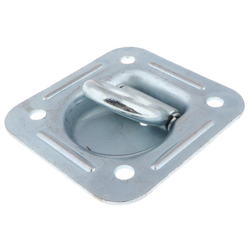 Weld-On D Ring Tie Down Anchors - Metal D Rings with Welding Clips for Trailers, Trucks