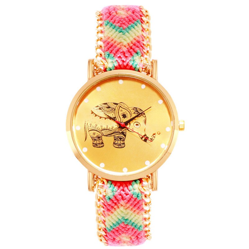 Montre à Air pour femmes, Style ethnique, tissé à la main, chaîne en laine, attrape-rêve, Simple, , bijoux, bricolage: C-3