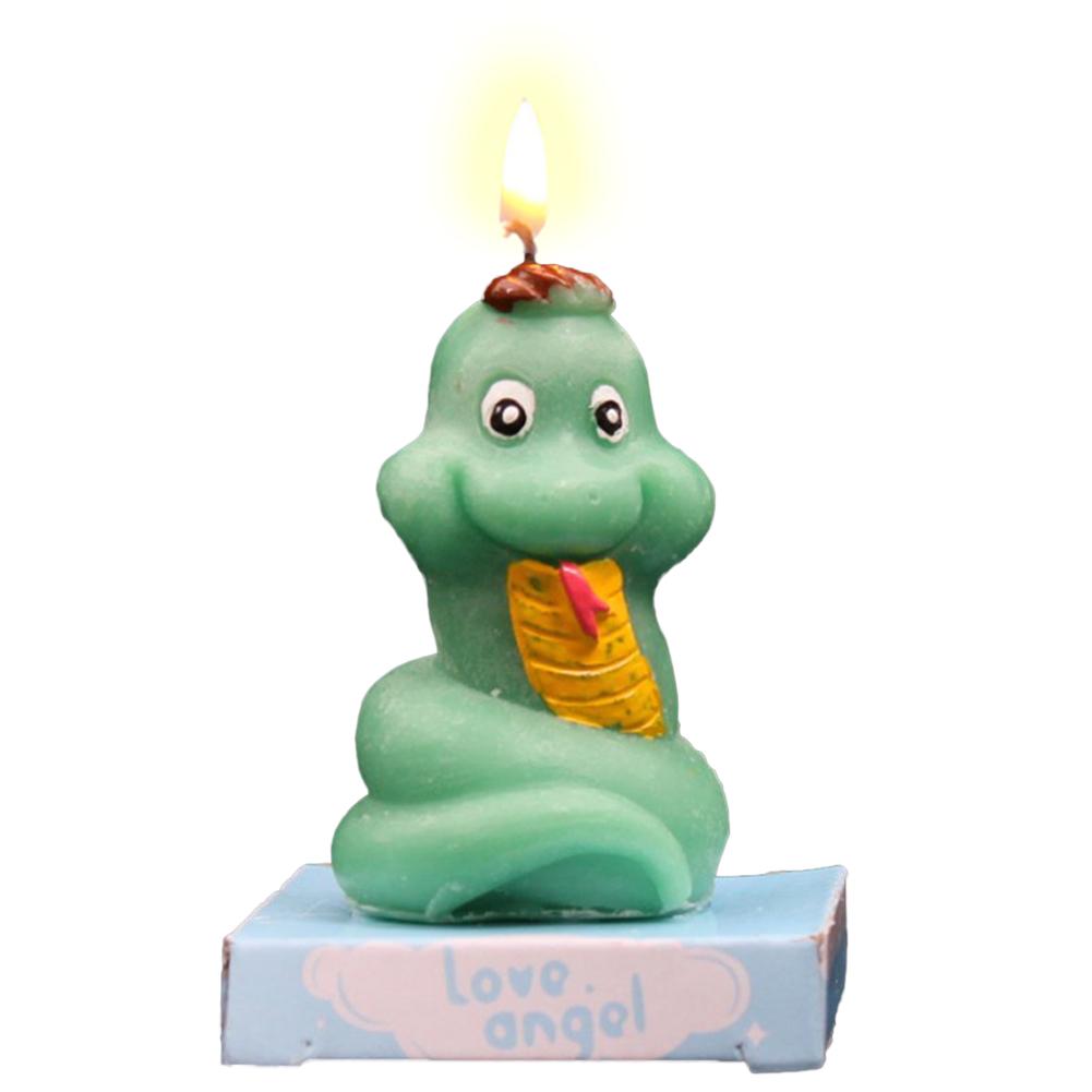 1Pc Leuke Dierlijke Verjaardag Kaarsen 12 Sterrenbeeld Dieren Vorm Rookloze Kaarsen Voor Baby Shower Kids Birthday Party Cake Decoratie: K