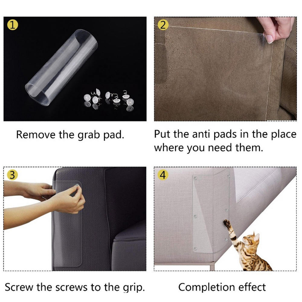 2 stuks 15 x 40cm huisdier katten krabbescherming meubels bank klauwbeschermers huisdier voor leren stoelen beschermer