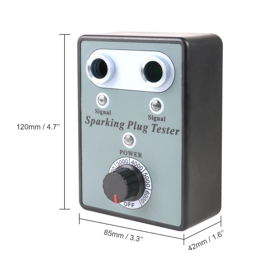 12V Car Spark Plug Tester Dual Hole Ignition Plug Analyzer Tool - Foto 11