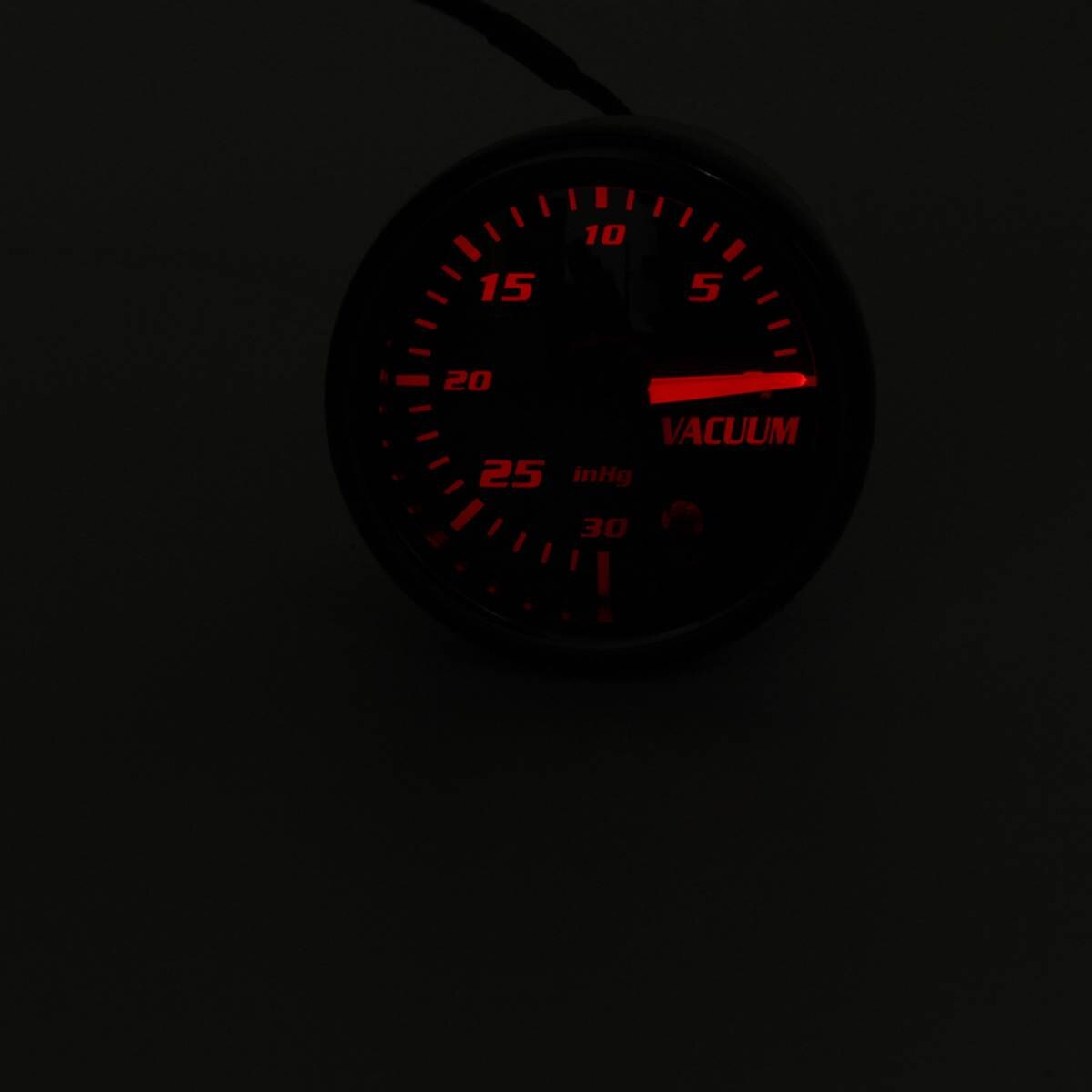 2 ''52mm Auto Mechanische Vakuum Aufnahme Messgerät 7 Farbe LED Digital Anzeige Universal- Auto Meter -30 zu 0 in HG Auto Kilometerzähler