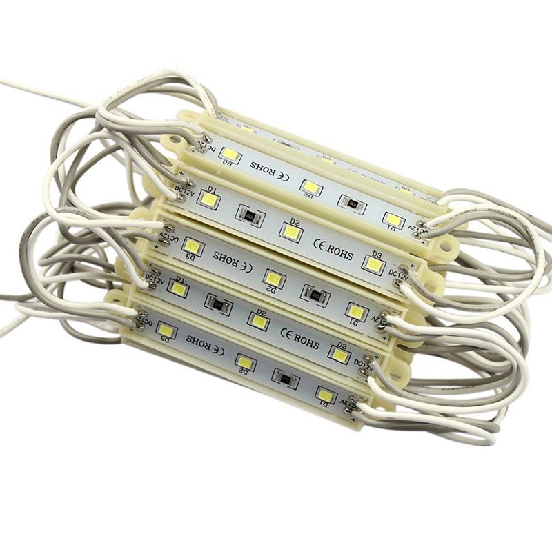 20 Stks/partij Smd 3528 12V Led Module Verlichting IP65 Warm Wit String Module Pixel Licht Voor Winkel Dvertisemen Teken Backlights
