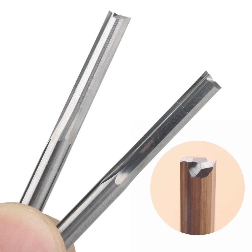 10 kpl 4 x 22mm kaksi uraa suora ura jyrsin cnc kaksiulotteinen leikkaustyökalut jyrsinterä