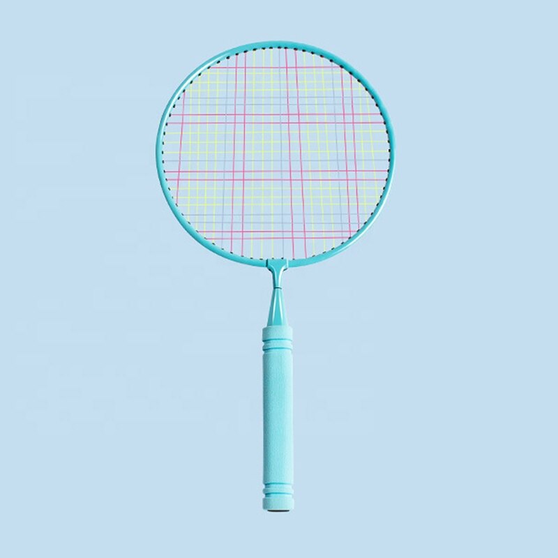 2 Stuks Kinderen Badminton Rackets Set Familie Spelen Mini Badminton Racket Lichtgewicht Grote Zweet Spot Badminton Rackets Voor Kids