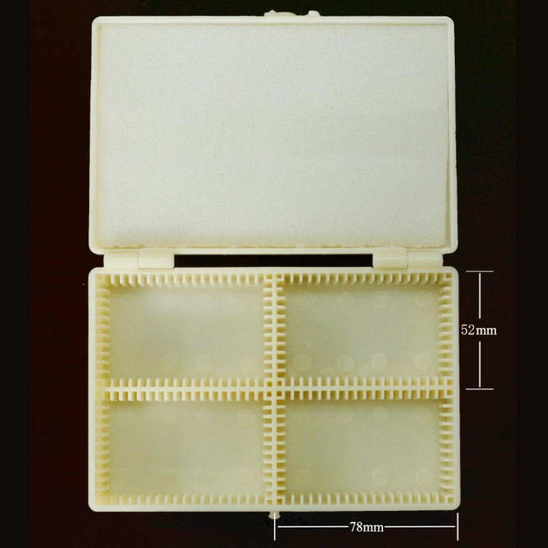 Universal Microscope Slide Plastic Box Microscopio Slides Slice Storage Case Geology rock specimen slice box