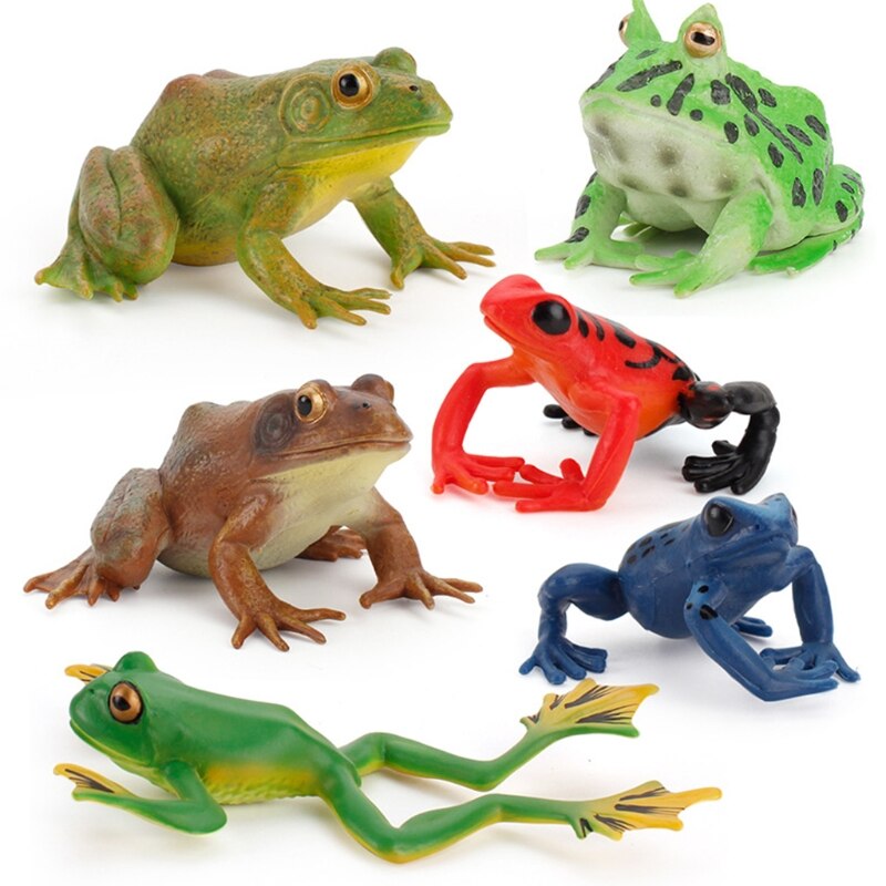 N84E Funny Plastic Made Realistic Frog Trick Scary Accessories Party Favor Supplies Kids Relieve Boredom