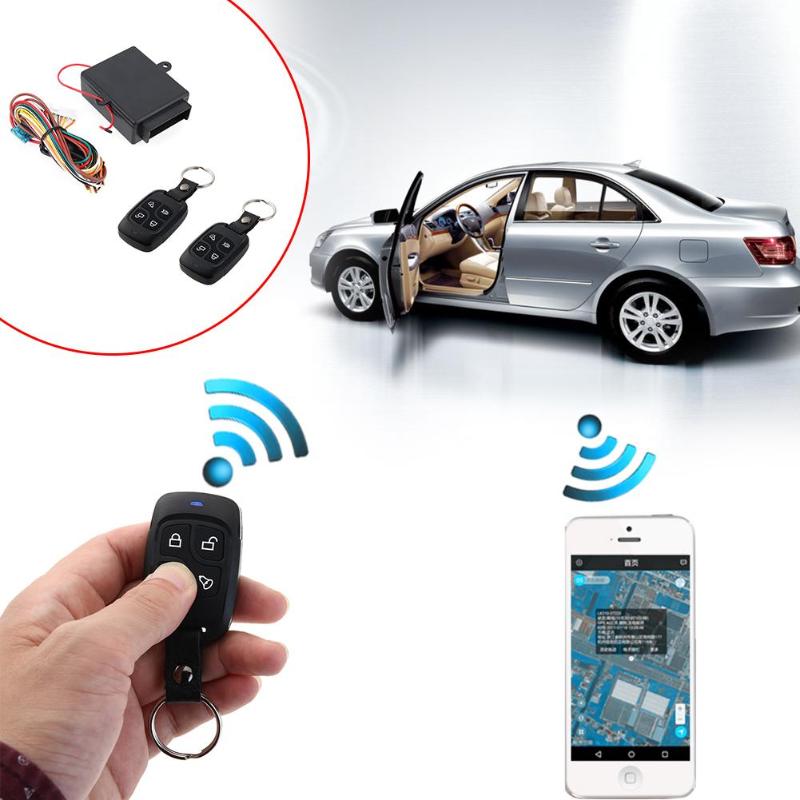 VODOOL Car Remote Central Kit Door Lock Keyless Entry System with Remote Control Car Central Lock Auto Alarm System Car Styling