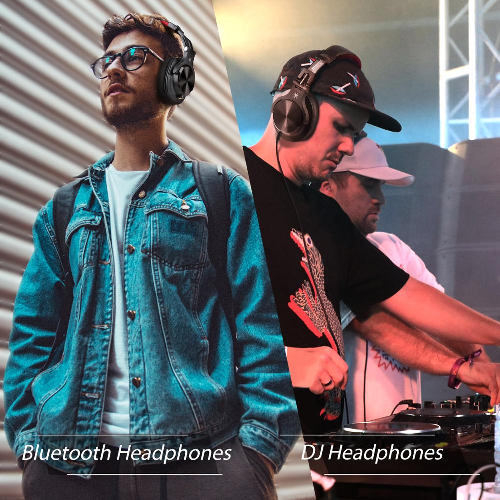 Oneodio A70 inalámbrico Bluetooth 5,0 auriculares con cable auriculares de DJ y estudio portátil auriculares para Monitor de registro