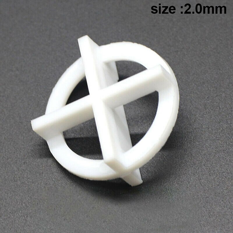 Deseado baldosa de cerámica reutilizable de punto de cruz de piso de Cruz tarjeta/accesorios de localización/hogar 1,5/2/3.0mm mejora Wedg: White 2mm